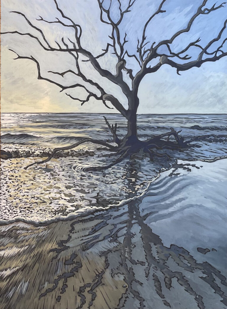 tree painting by Kesra Hoffman